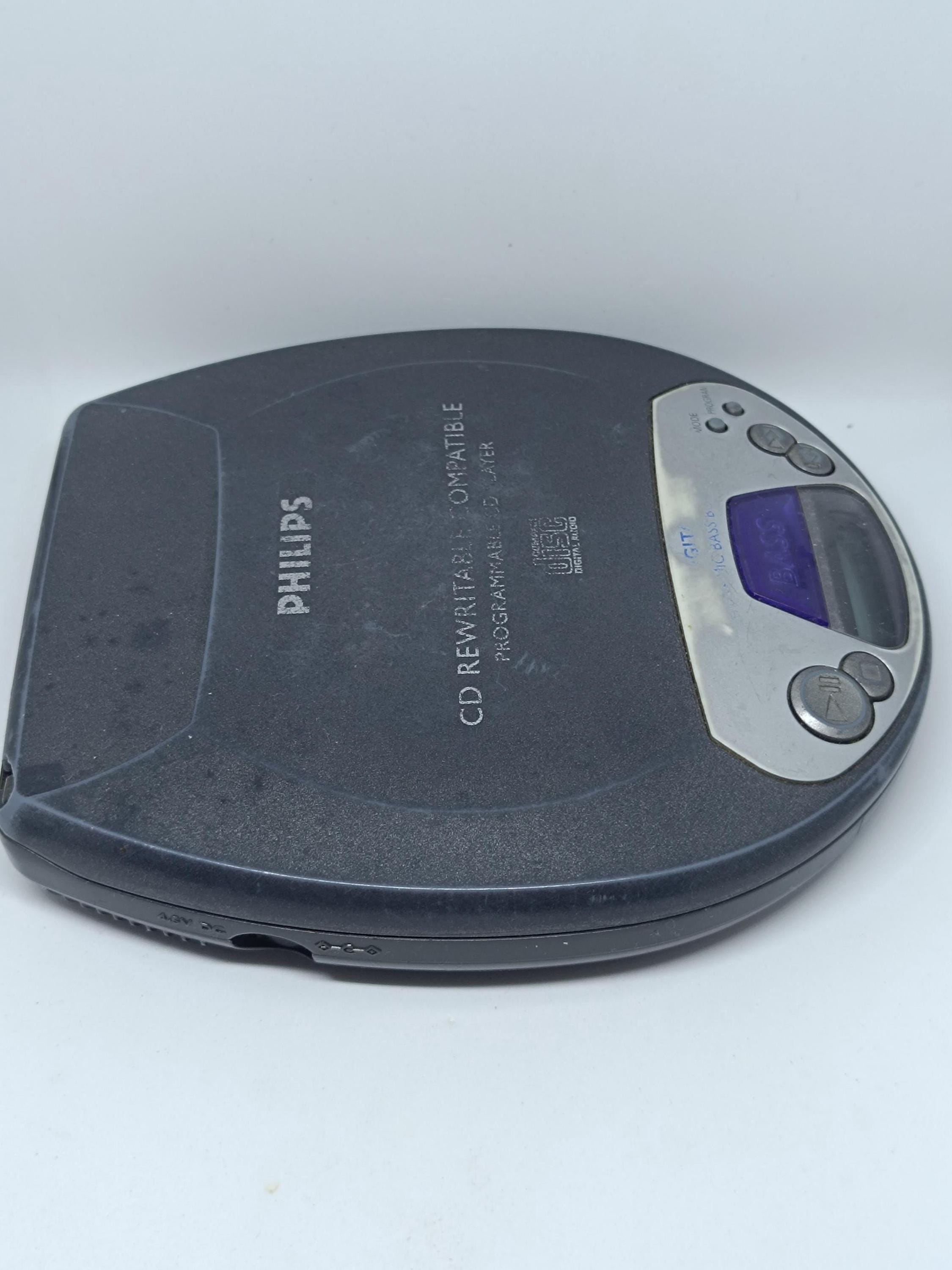 Philips Cd Vintage Philips Portable CD Player • Cd-rewritable Compatible • Dynamic ...