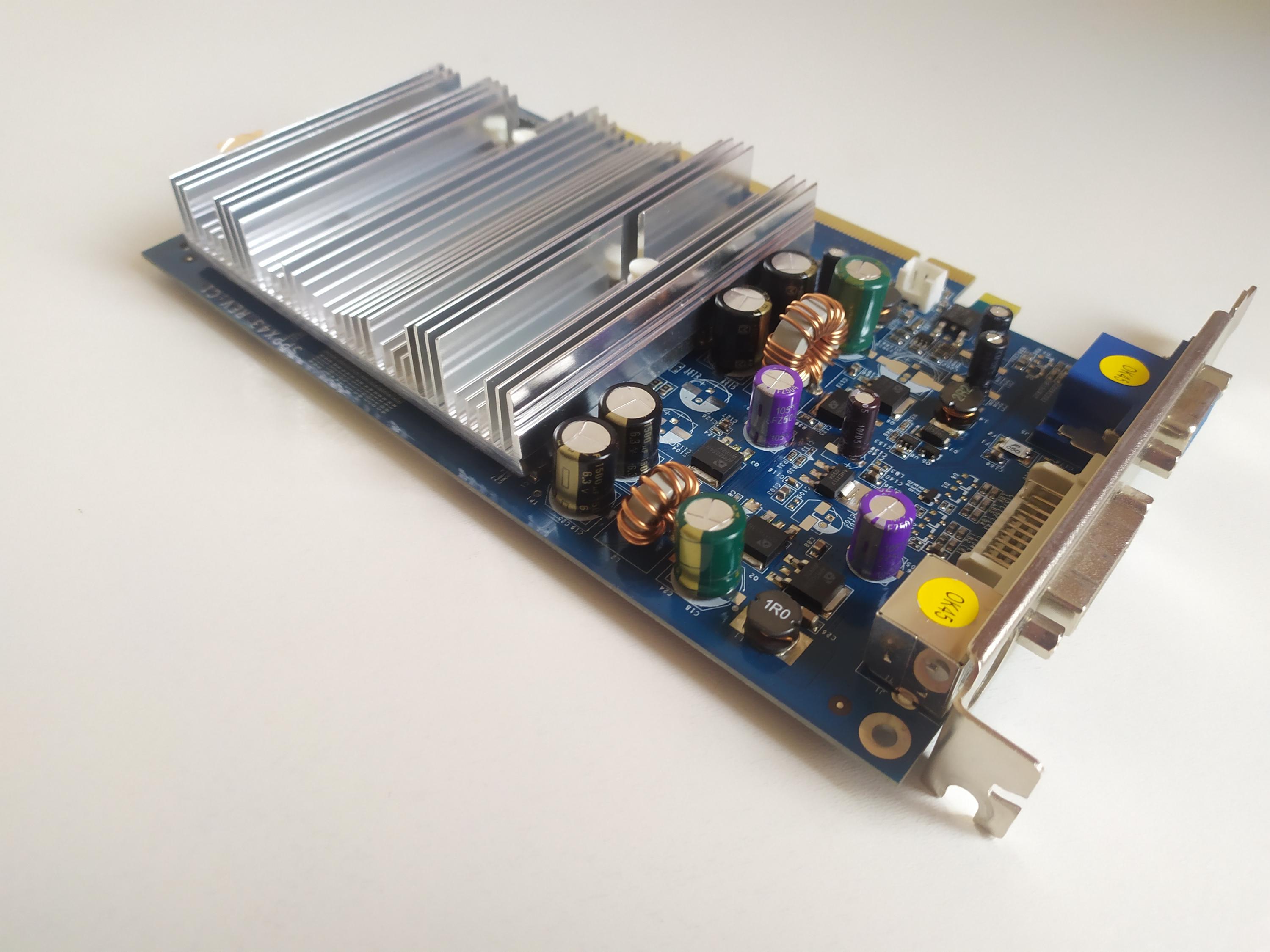 Vintage Geforce 6600 PCI-E Graphics Card - 256MB DDR2, DVI, HDTV