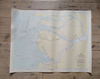 Mappa militare navale vintage dell'URSS - Golfo di Finlandia, Mar Baltico - 1:12.500