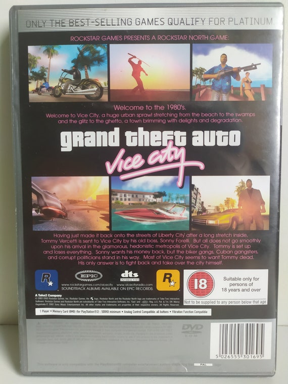 Grand Theft Auto Vice City N BL PS2