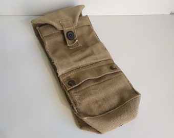 ファム出品 ヴィンテージ デンマーク軍 弾薬ポーチバッグ ミリタリー FKF 1953