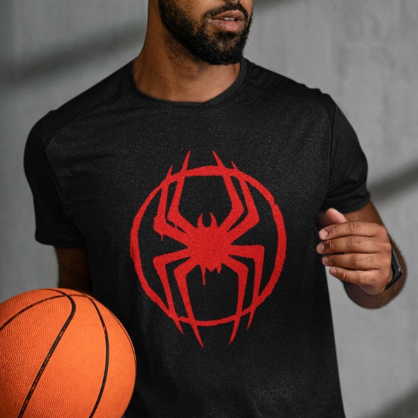 NEW Spider-Man Miles Morales Spider Spray Paint T Shirt - Across the Spider Verse, Venom, Marvel Comics, MCU, Blerd Gear for Men and Women