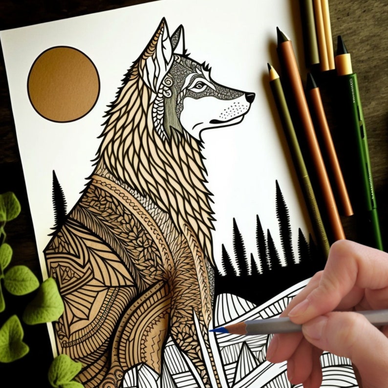 Indigenous Animal Coloring Pages, First Nations Coloring Book for