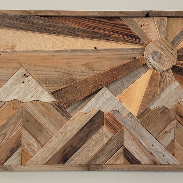 Reclaimed Wood Art Etsy