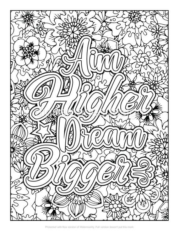 Stress Relief Adult Coloring Pages - High Journal - Shop PARA