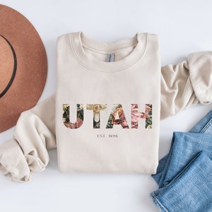Utah Crewneck Sweatshirt, Brandy Melville Inspired Crewneck