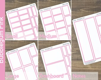 Blank Boxes - Bubblegum Pink