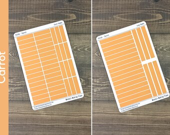 Blank Header Boxes - Carrot