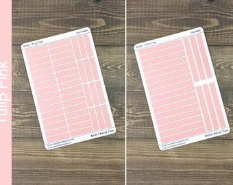 Blank Header Boxes - Tulip Pink