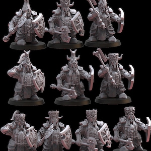 Evil Dwarf Warriors - Lost Kingdom Magmhorin