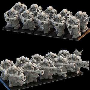 Evil Dwarf Arquebuses Crossbowmen - Lost Kingdoms Magmhorin