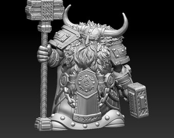 Dwarf High Priest - Kanaglim Reclaimed RMPrintable