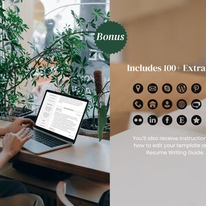 Word Resume Template for Job Seekers: Cover Letter & Reference Templates (Instant Download) image 7