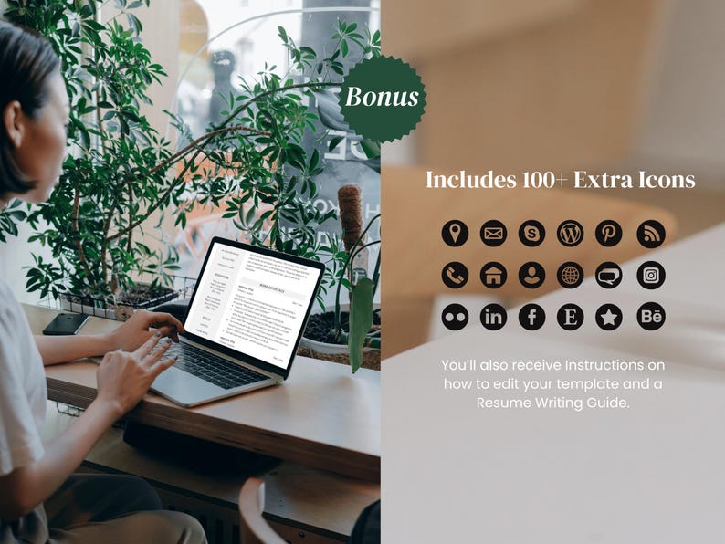 Word Resume Template for Job Seekers: Cover Letter & Reference Templates (Instant Download) image 7