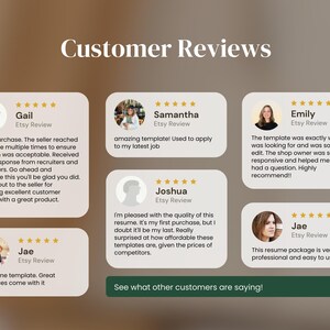 Word Resume Template for Job Seekers: Cover Letter & Reference Templates (Instant Download) image 8