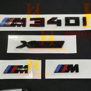 Gloss Black M340i Full Badges Package For BMW G20 Custom Gift