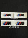 Gloss Black Replacement 2 sides fender M SPORT LOGO  Emblem Logo  3D Badge Fits BMW product logo