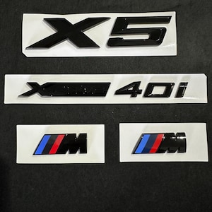 Gloss Black X5 Xdrive40i M sports Full Badges Package For BMW X5 G05 Custom Gift