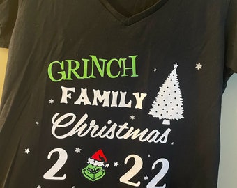Grinch Family Christmas Matching Shirts!