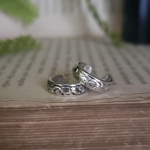 Sterling Silver Ear Cuff | Vine Ear Cuff | Artisan Hand-Crafted Jewelry | Nature Inspired | Floral Pattern | No Piercing Necessary