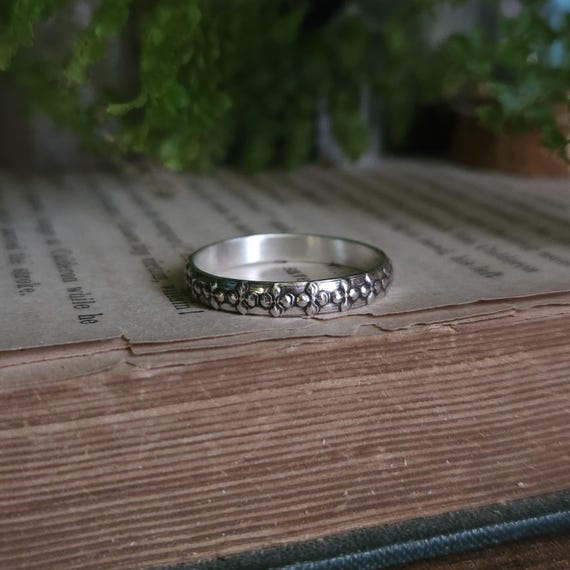 Gothic Quatrefoil Cross Ring | Size 9.25 |Sterling Silver | Artisan Handcrafted  | Fantasy Jewelry |