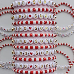 Set of Personalized Bracelets | Personalized Friendship Bracelets Bulk | Custom Bead Bracelets for Events | Beaded Bracelets | Bulk Orders