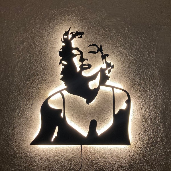 Marilyn Monroe Wandkunst, einzigartiges Marilyn Monroe Wanddekor für Wohnzimmer, Marilyn Monroe, Einweihungsgeschenk, Geschenk für Valentinstag