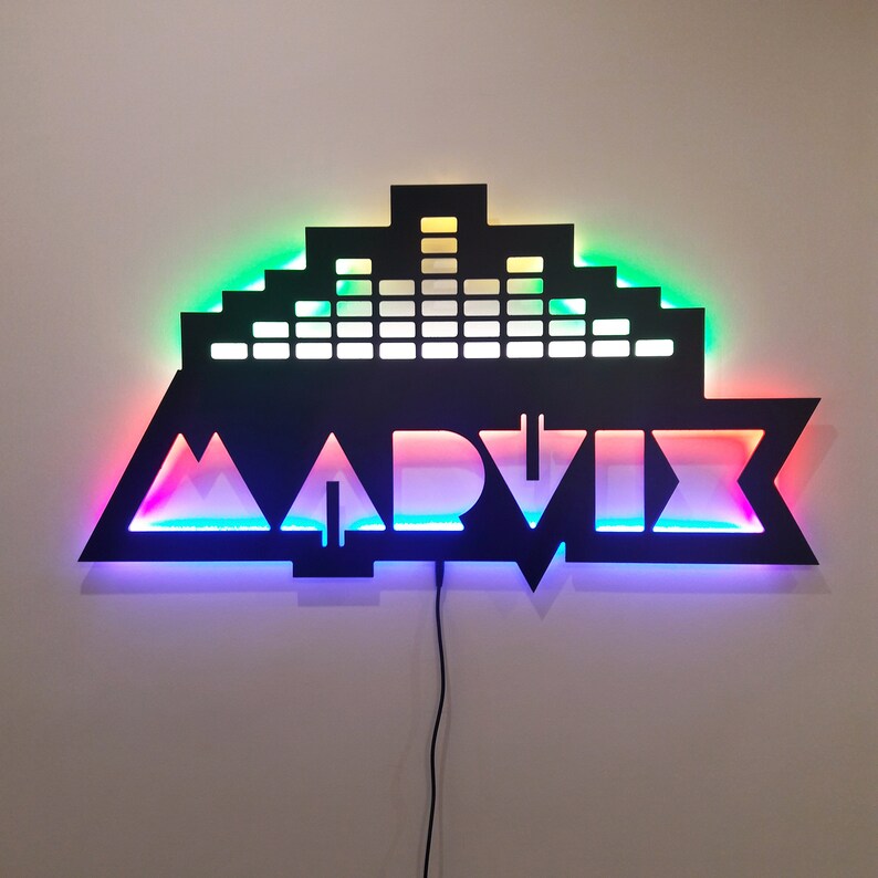 Custom Led Lighted Logo Sign Led Lighted Sign for Business Etsy