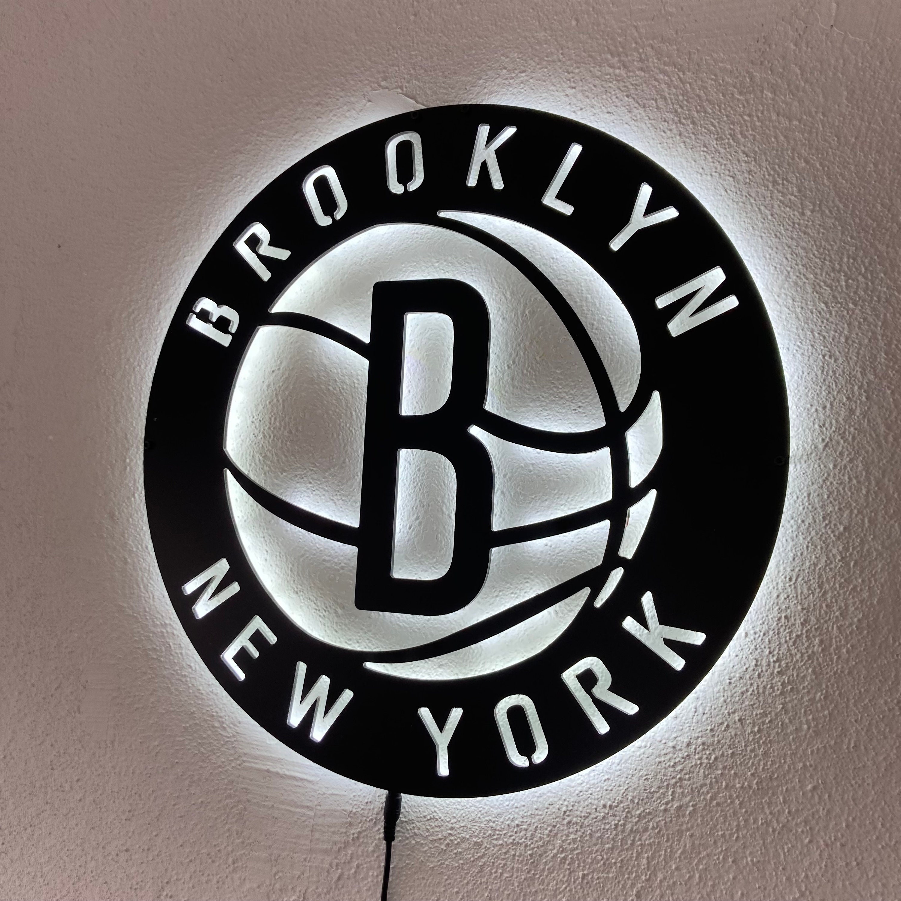 Brooklyn Nets Wall Decor Led Sign For Wall Brooklyn Nets Led Sign Brooklyn Nets Wall Art Led Sign For Wall Nba Wall Decors PT54082