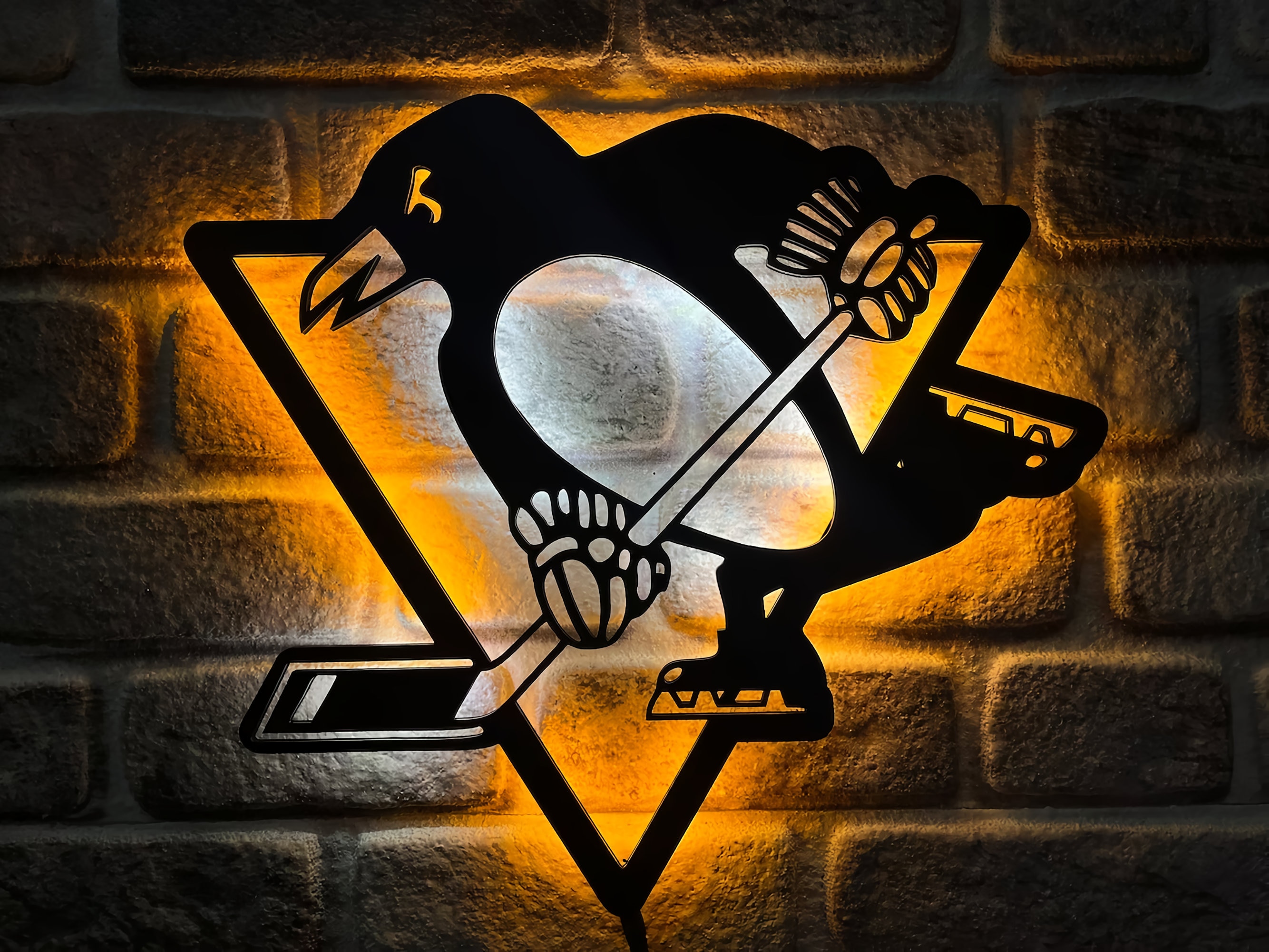 Pittsburgh Penguins Led Sign Pittsburgh Penguins Wall Decor Pittsburgh Penguins Wall Sign Hockey Teams Pittsburgh Penguins Gift Nhl PT54101