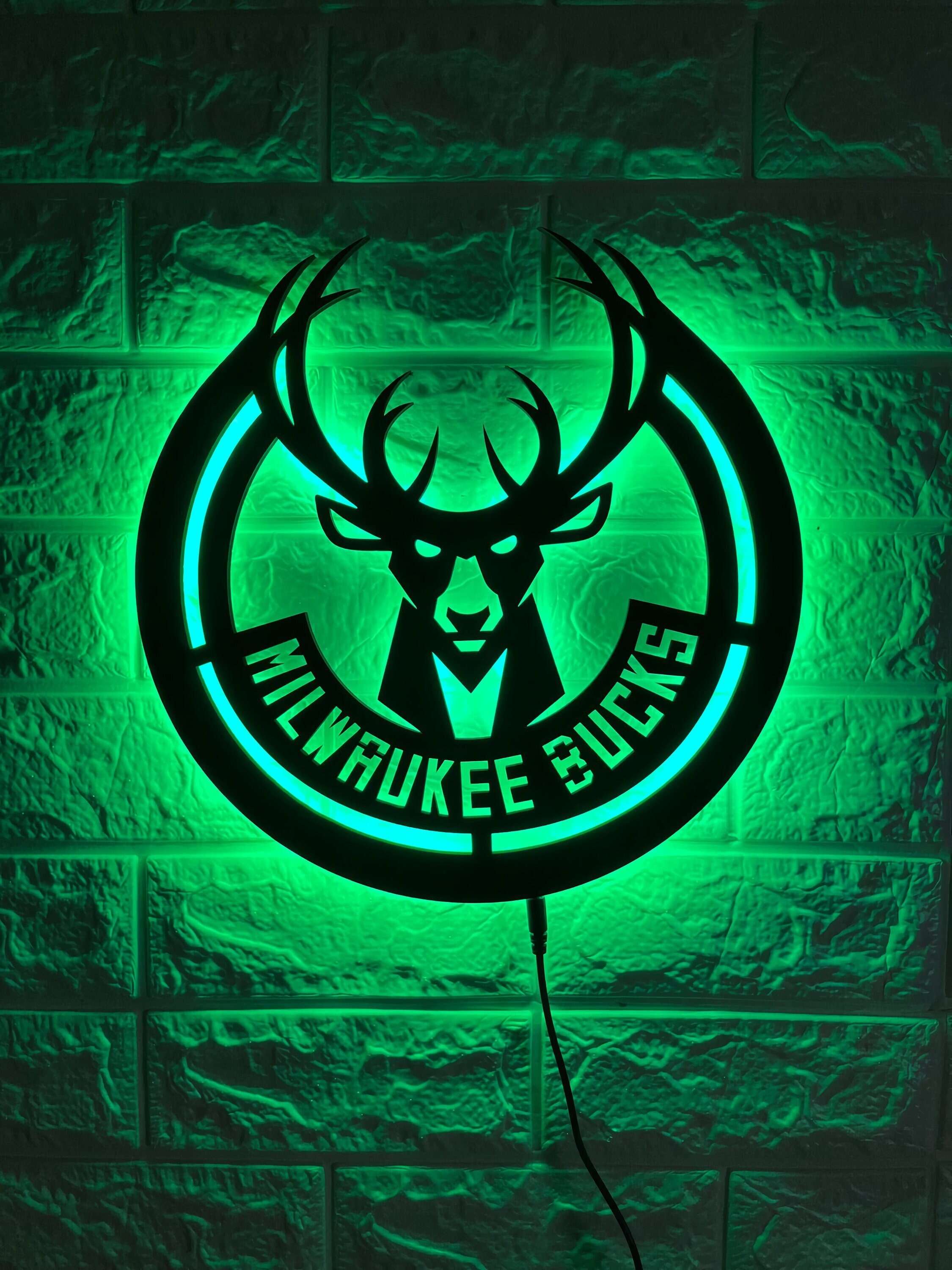 Milwaukee Bucks Wall Art Milwaukee Bucks Led Sign Milwaukee Bucks Wall Decor Milwaukee Bucks Neon Sign Milwaukee Bucks Gift PT54074