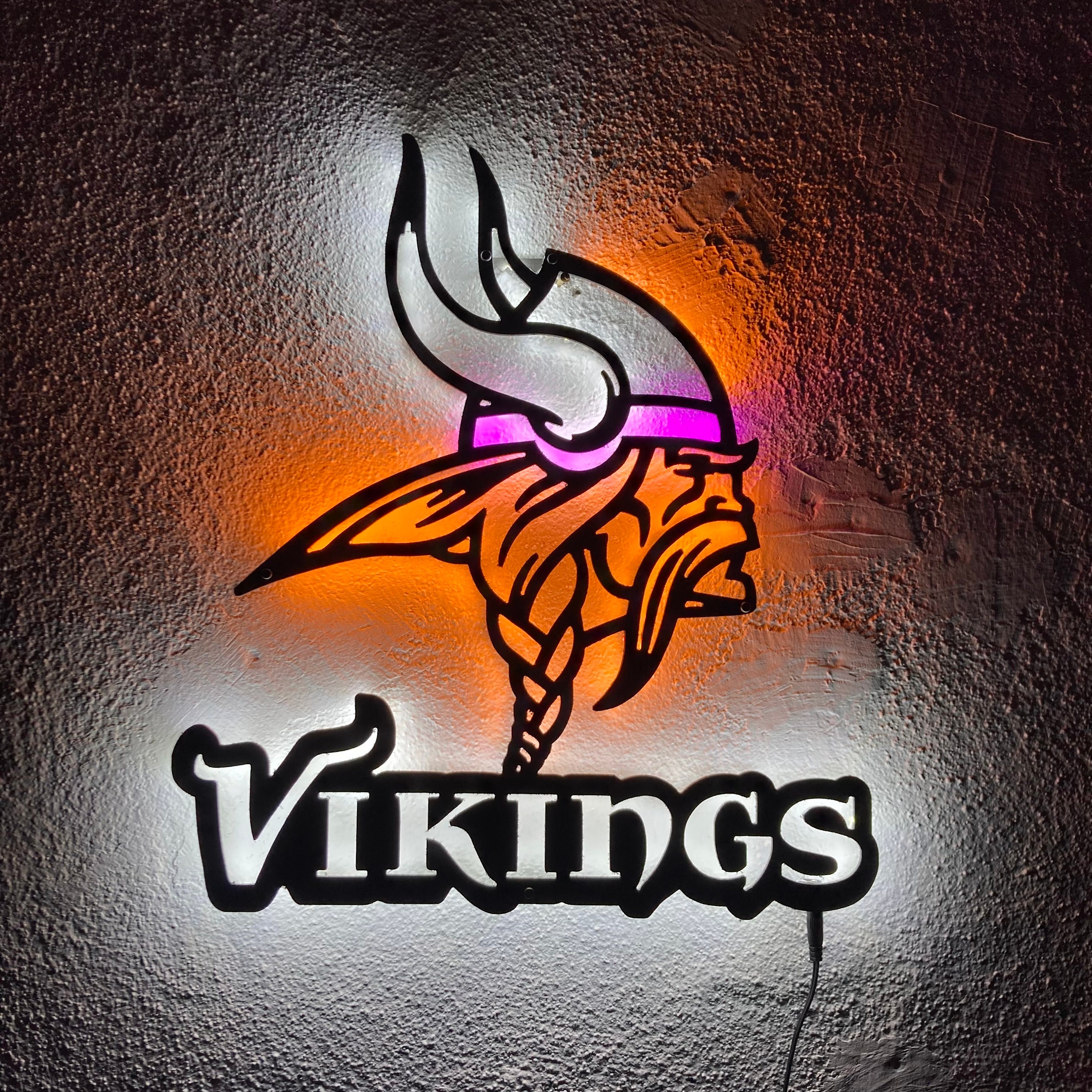 Minnesota Vikings Led Sign Minnesota Vikings Wall Decor Led Sign For Wall Minnesota Vikings Wall Sign Minnesota Vikings Wall Art PT54120