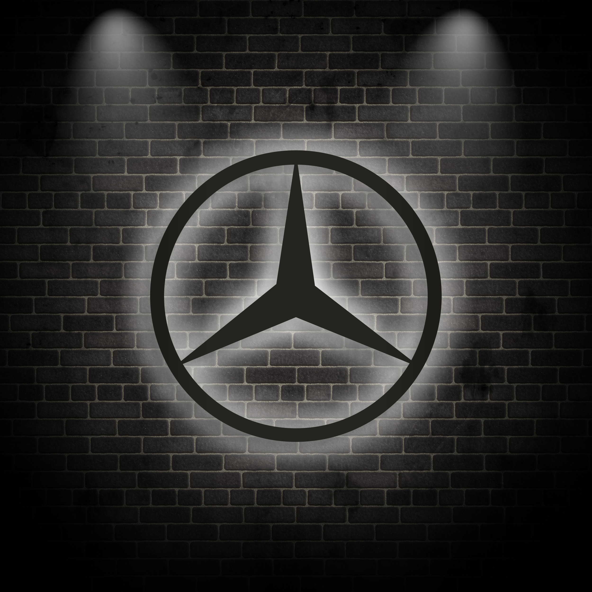 Mercedes Benz Led Sign Wall Decor Mercedes Light Lamp Gift For Mercedes Fan Personalized Gift Gift For Him Birthday Gift PT54066