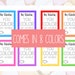 Class Valentines Printables, Colorful Valentines Cards - Etsy