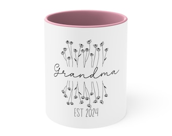 Pregnancy Announcement Grandma Mug, Baby Announcement, New Grandma Gift, Mother's Day Gift, Birthday Gift