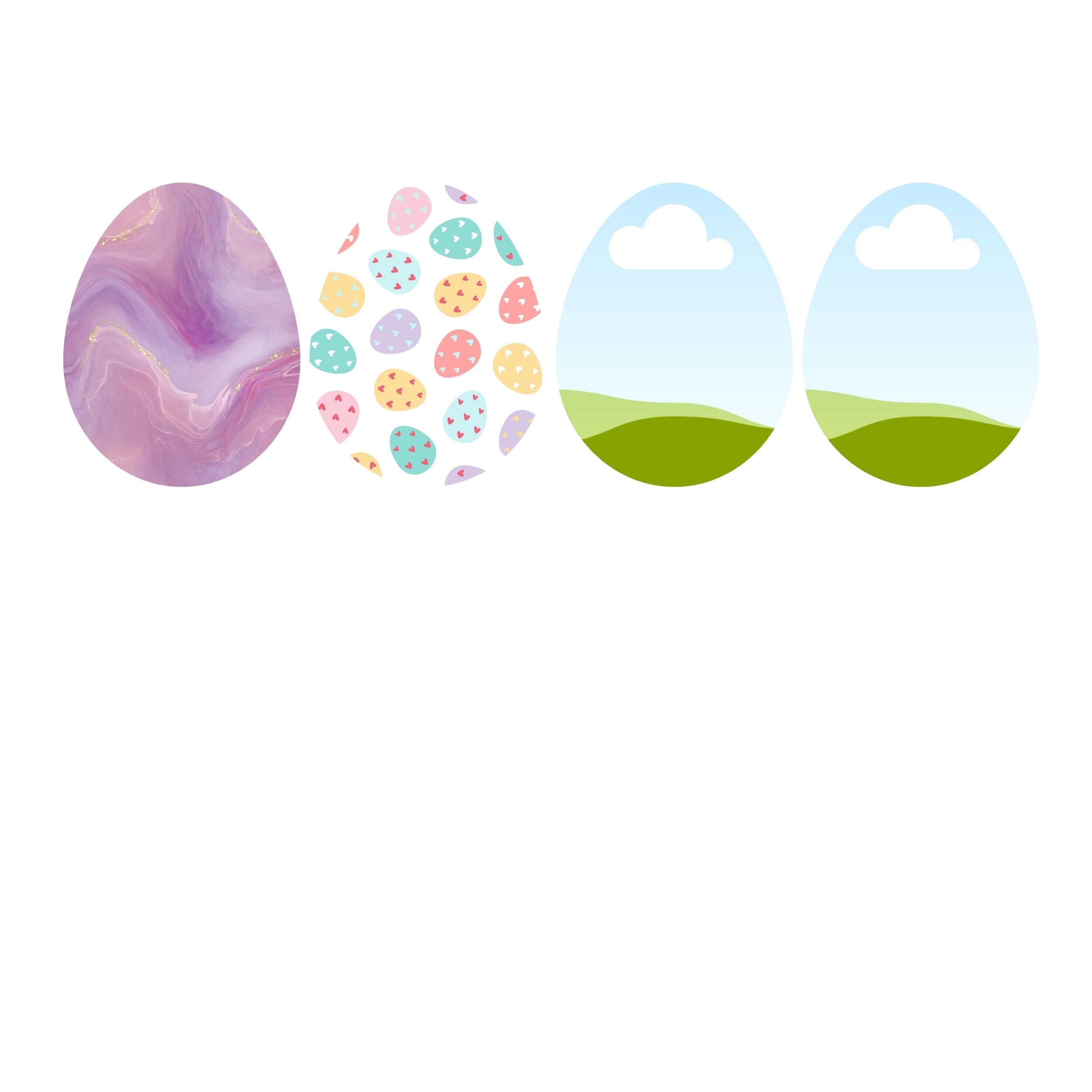 Egg Doodle Design, Easter Egg Canva Frame, SVG Doodle Frame, Egg SVG ...