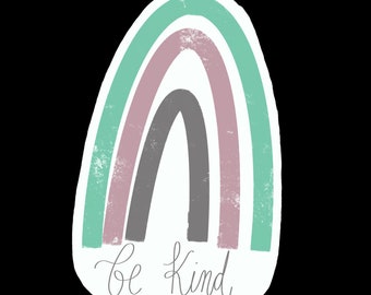 Be Kind Rainbow Clipart