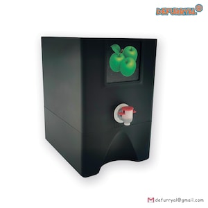 5L - バッグインボックスディスペンサー - フロントタップ付きバッグ用バージョン | ジュース、ワイン、ホットワイン、ミード用の飲料ボックス