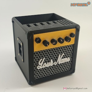 Stylo amplificateur personnalisé et support pour clé USB/carte SD avec compartiment secret | Cadeau parfait pour les guitaristes.
