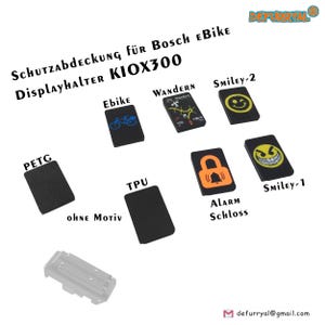 Schutzabdeckung für Bosch eBike Displayhalter KIOX300