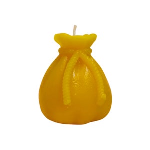 Bienenwachskerze | Weihnachtssack | süßes Geschenk | Handgemacht | 100% Bienenwachs | Weihnachtskerze
