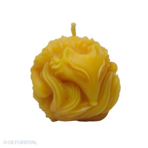 Beeswax candle | Foxball | Handmade | 100% beeswax