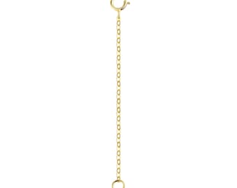 10cm Necklace Extender, S925 necklace extender, choker extender, gold bracelet extender