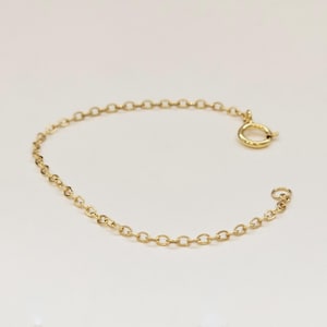 10cm Necklace Extender, S925 necklace extender, choker extender, gold bracelet extender