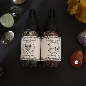 Set 2 Goddess Anointing Oil | Hecate | Lilith | Offering Oil | Deity Oil 30ml