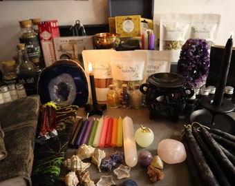 Witchcraft Mystery Box | Hexe Starter Kit | Altar Kit | Pagan | Wicca | Baby Hexe | Ritual Kit Altar Zubehör für Hexen