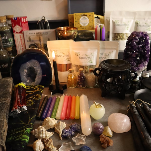 Witchcraft Mystery Box | Witch Starter Kit | Altar Kit | Pagan | Wicca | Baby Witch | Ritual Kit Altar Supplies for Witches