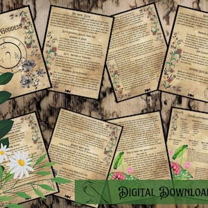 Lilith Goddess Grimoire Page | Mythology | Magick | Witchcraft | Pagan | Book of Shadows | Digital BOS | Printable Sheets | Wicca