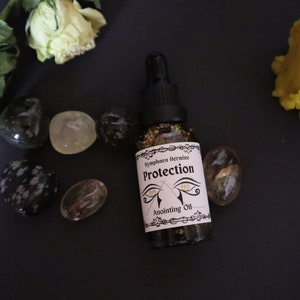 PROTECTION Anointing Oil | Protection Against  Negative Energies, Spirits,Or Entities | Spell and Ritual Oil |  30ML | 10ML