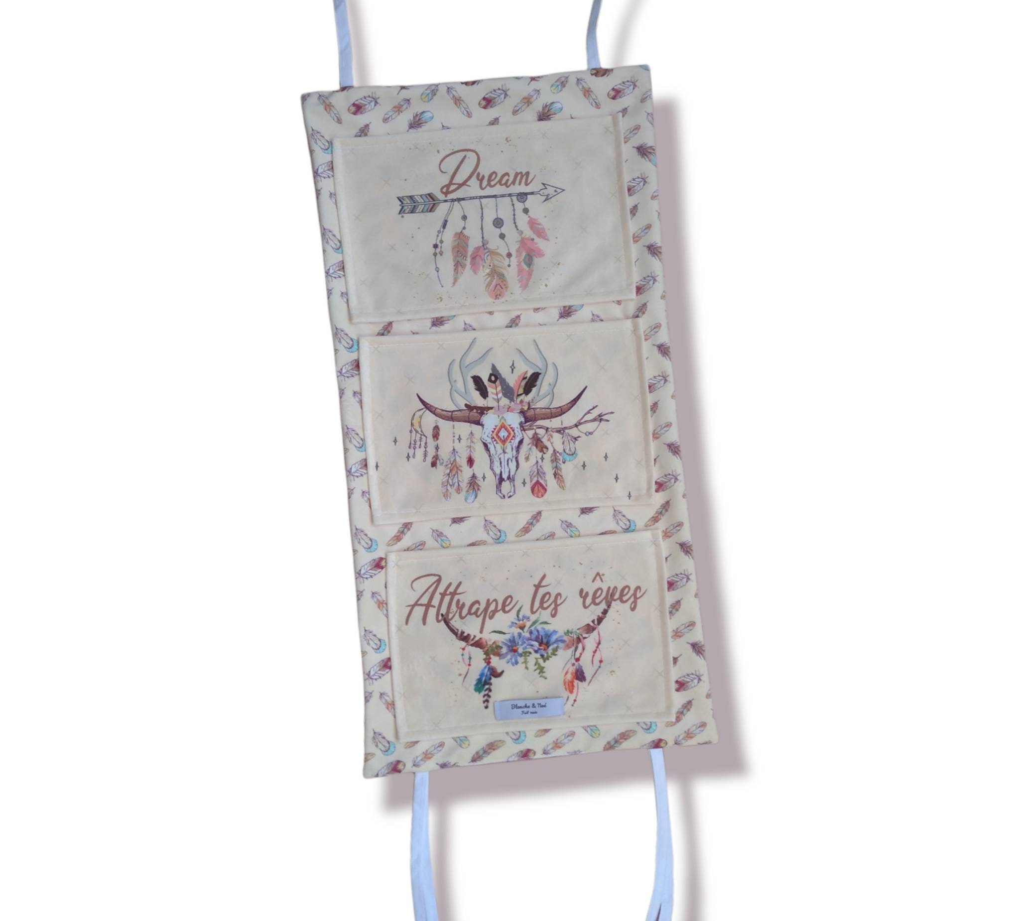 Range Doudou à Trois Poches Motifs Ethniques Fille